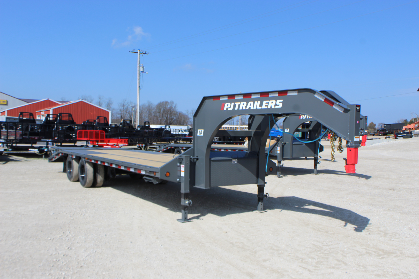 New 2026 PJ Trailers LD 26' Gooseneck Flatbed Trailer
