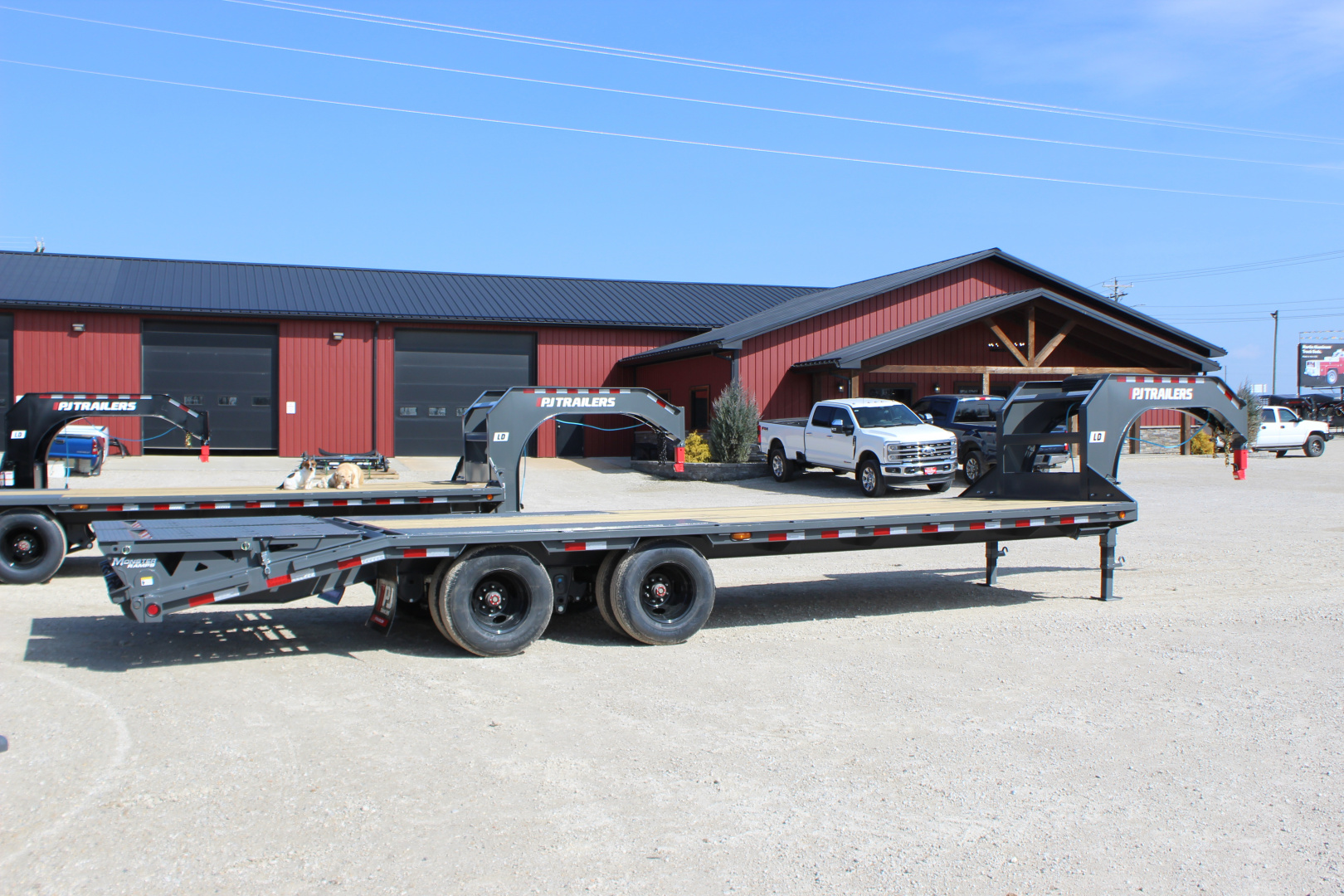 New 2026 PJ Trailers LD 26' Gooseneck Flatbed Trailer