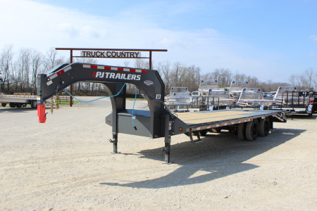 New 2026 PJ Trailers LD 26' Gooseneck Flatbed Trailer