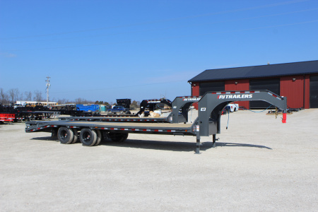New 2026 PJ Trailers LD 26' Gooseneck Flatbed Trailer