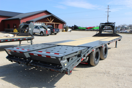 New 2026 PJ Trailers LD 26' Gooseneck Flatbed Trailer