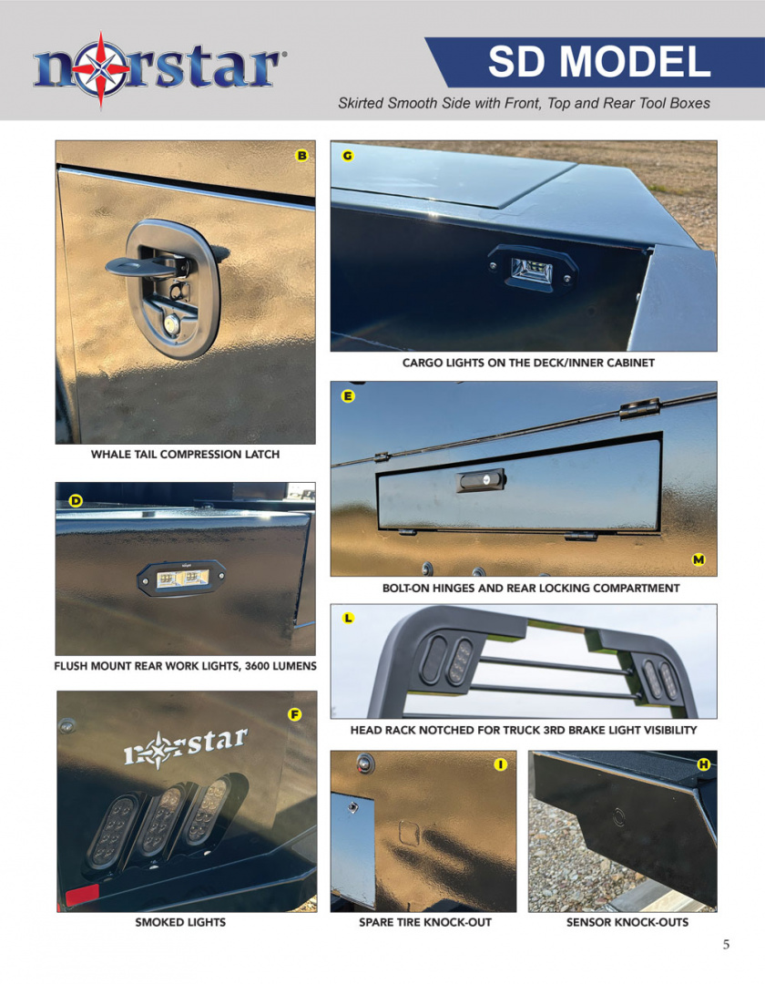 New 2026 Norstar SD0869056BLK Truck Bed