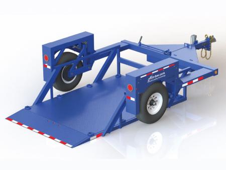 New 6'3  x 10' Air-Tow S10-55 Single Axle Drop Deck Utility 8.9k