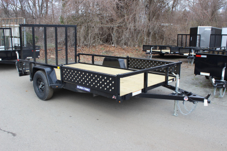 New 2026 7x12 ATV Tube Top Utility Trailer