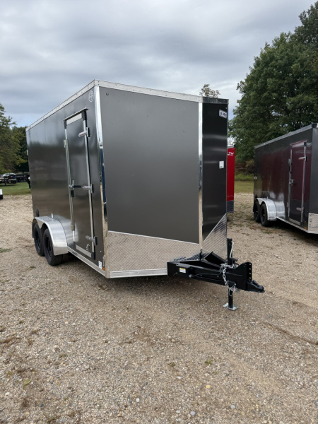 New 2026 US Cargo 7X16 7' INTERIOR W/RAMP DOOR POLY COR Cargo / Enclosed Trailer