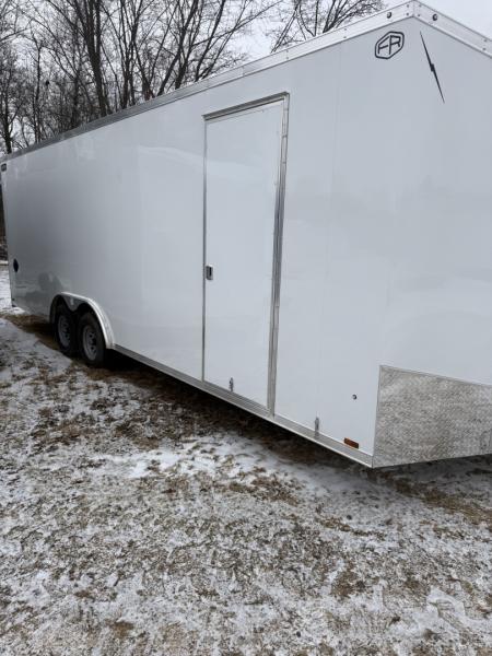 New 2026 Lightning Trailers 8.5X24 7' INTERIOR 10K W/RAMP DOOR ALL ALUMINUM Cargo / Enclosed Trailer