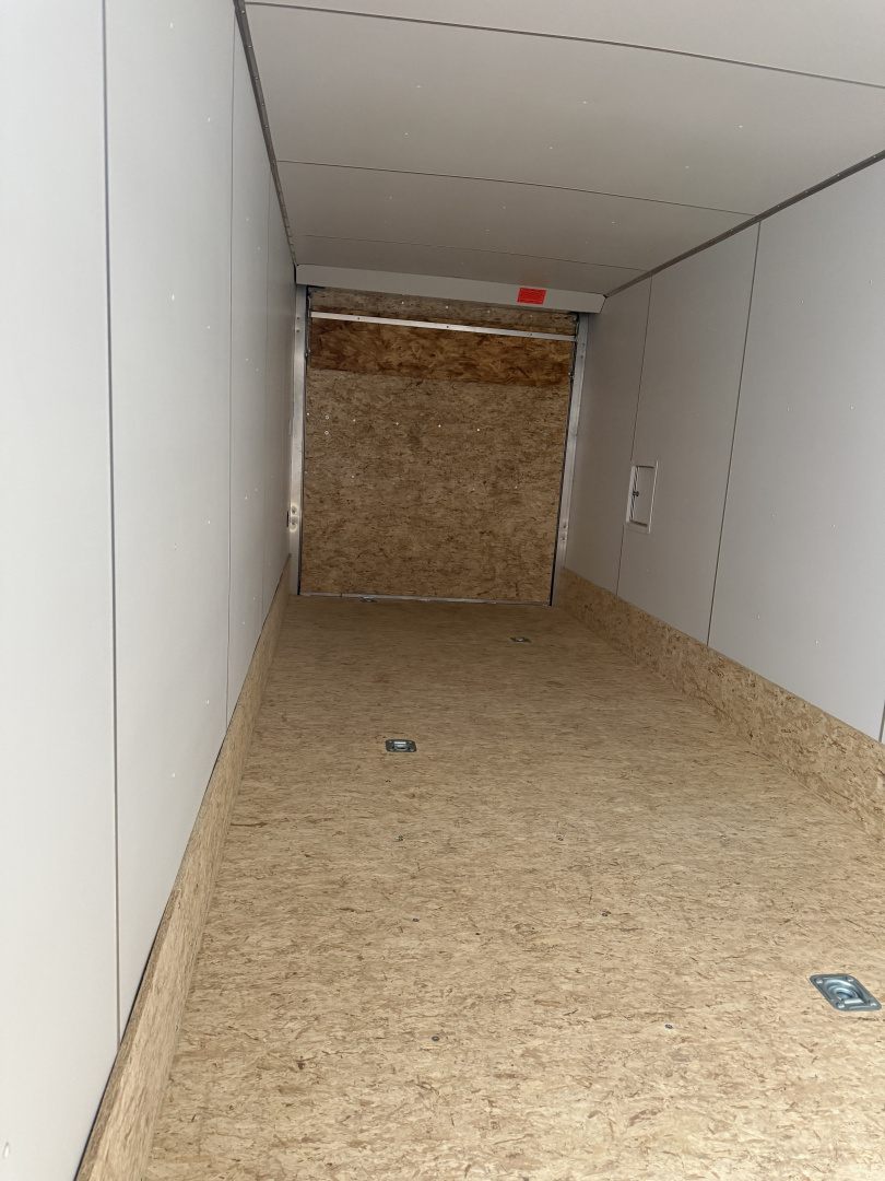 New 2026 Lightning Trailers 7X23 ALL ALUMINUM 7' INTERIOR FULLY FINISHED Snowmobile Trailer