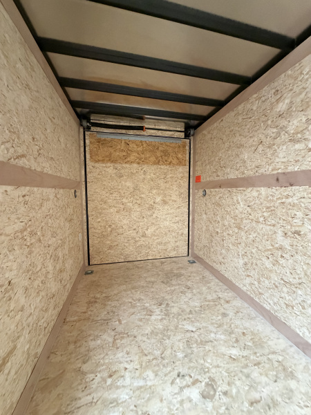New 2026 Stealth 6 x 12 Enclosed Trailer Ramp Door with 7ft INTERIOR - Screwless Exterior w/Upgraded Options