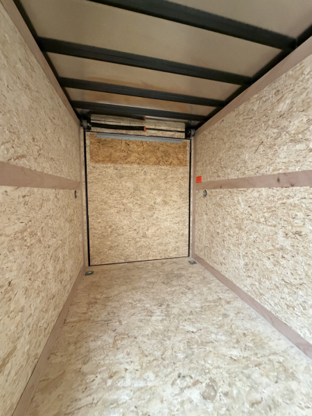 New 2026 Stealth 6 x 12 Enclosed Trailer Ramp Door with 7ft INTERIOR - Screwless Exterior w/Upgraded Options