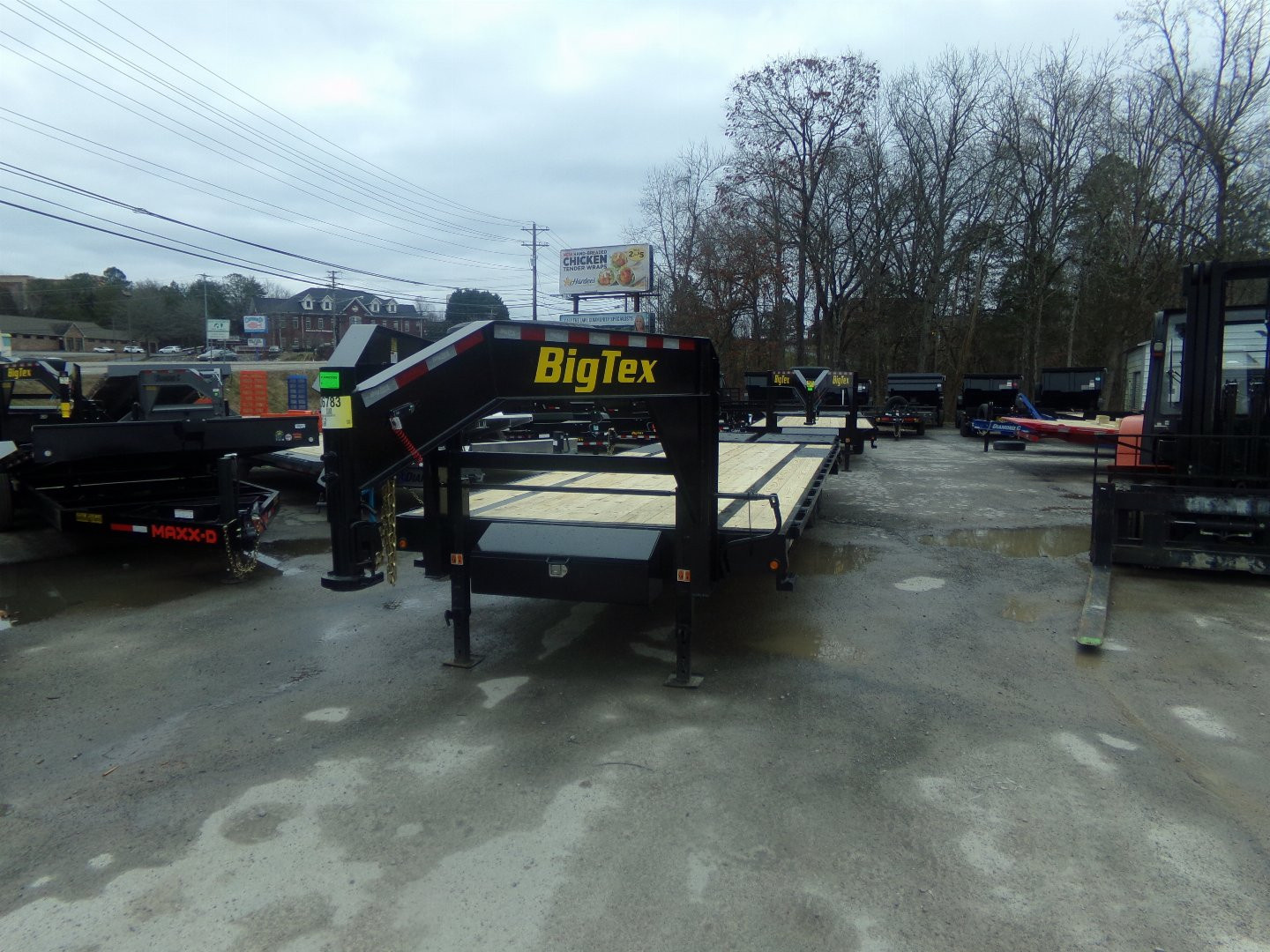 New 2026 Big Tex Trailers 16GN 20+5 W/ MEGA RAMPS Equipment Trailer