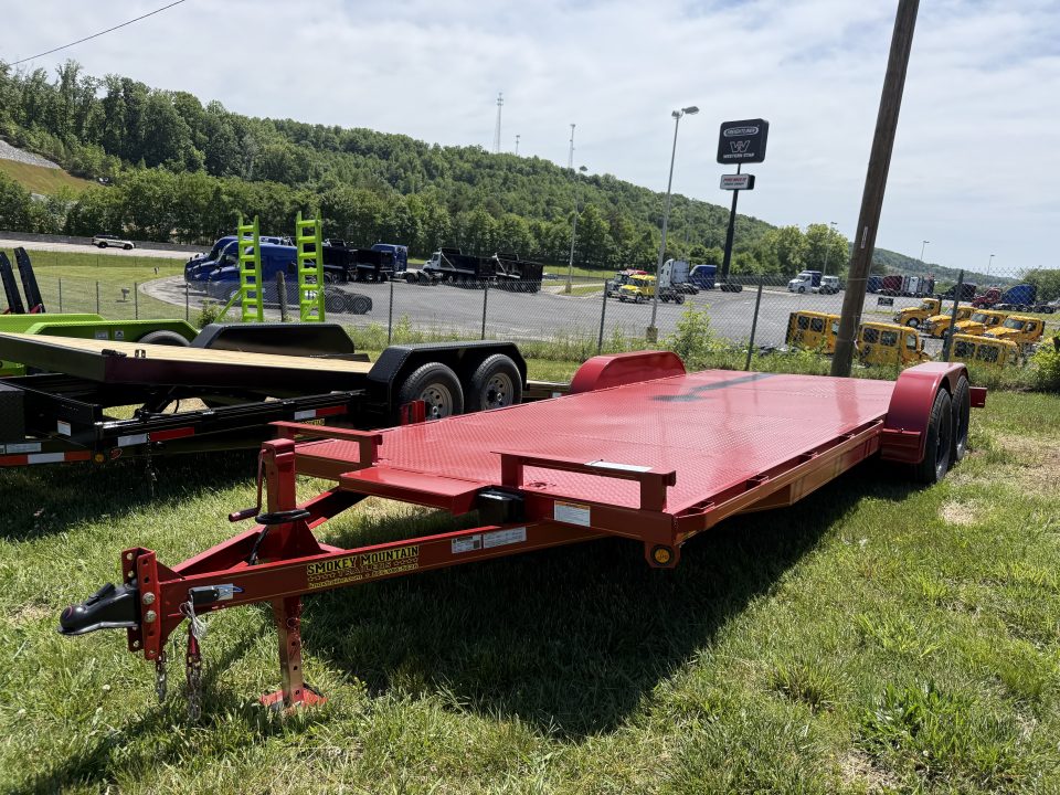 New 2026 P & T Trailers 82x17+3 7k Steel Carhauler Car Hauler