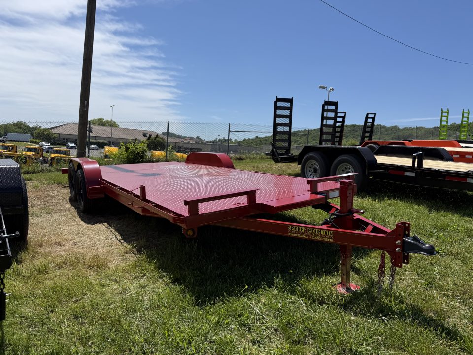 New 2026 P & T Trailers 82x17+3 7k Steel Carhauler Car Hauler