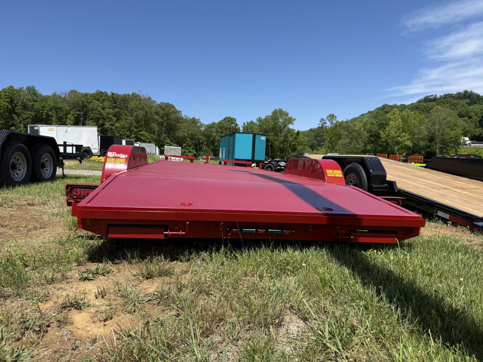New 2026 P & T Trailers 82x17+3 7k Steel Carhauler Car Hauler