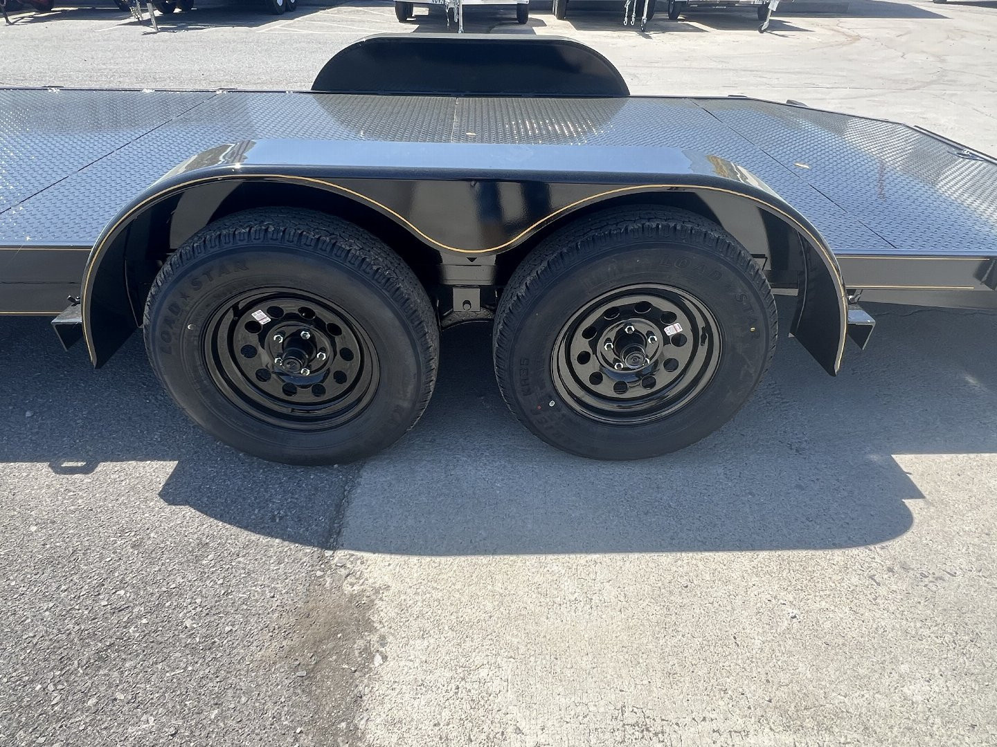 New 2026 P & T Trailers 82x17+3 7k Steel Carhauler Car Hauler