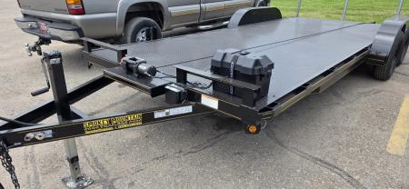 New 2026 Smokey Mountain Trailers 82x17+3 7k Steel Carhauler Car Hauler