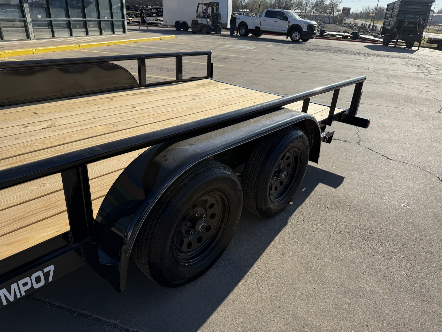 New #260802 2026 TOP HAT MP 18 X 83 TANDEM AXLE 7K PIPE TOP UTILITY W/ SLIDE IN RAMPS