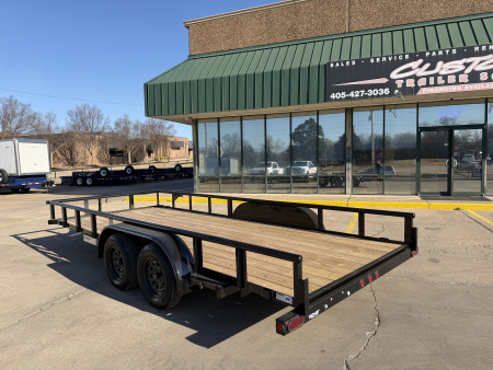 New #260802 2026 TOP HAT MP 18 X 83 TANDEM AXLE 7K PIPE TOP UTILITY W/ SLIDE IN RAMPS