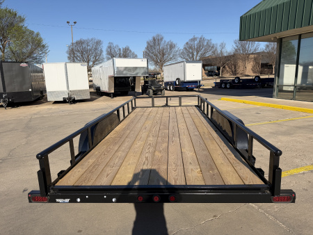 New #260802 2026 TOP HAT MP 18 X 83 TANDEM AXLE 7K PIPE TOP UTILITY W/ SLIDE IN RAMPS