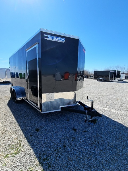 New 2026 Impact Trailers Quake 7 x 16 7K Ramp Door Cargo / Enclosed Trailer