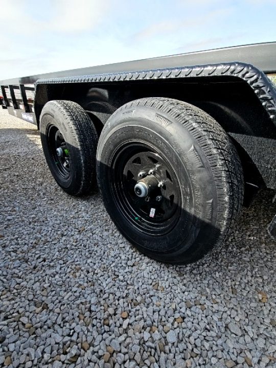 New 2026 Sure-Trac 7 x 24 10K Tube Top Utility Trailer