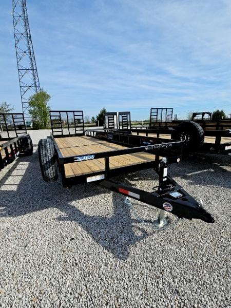 New 2026 Sure-Trac 7 x 24 10K Tube Top Utility Trailer