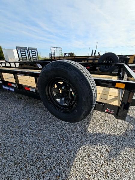 New 2026 Sure-Trac 7 x 24 10K Tube Top Utility Trailer