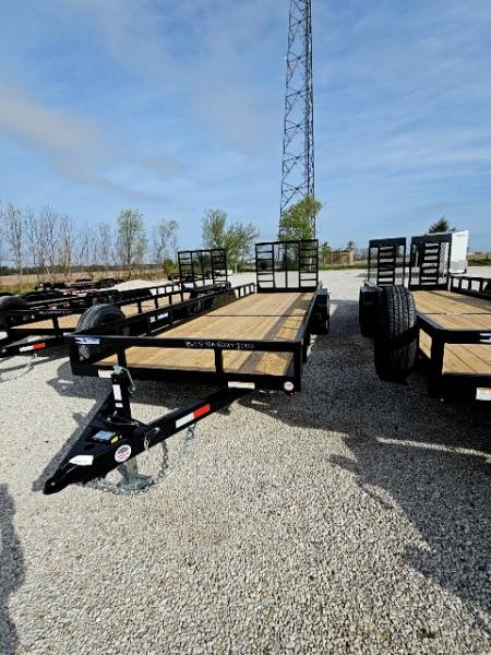 New 2026 Sure-Trac 7 x 24 10K Tube Top Utility Trailer
