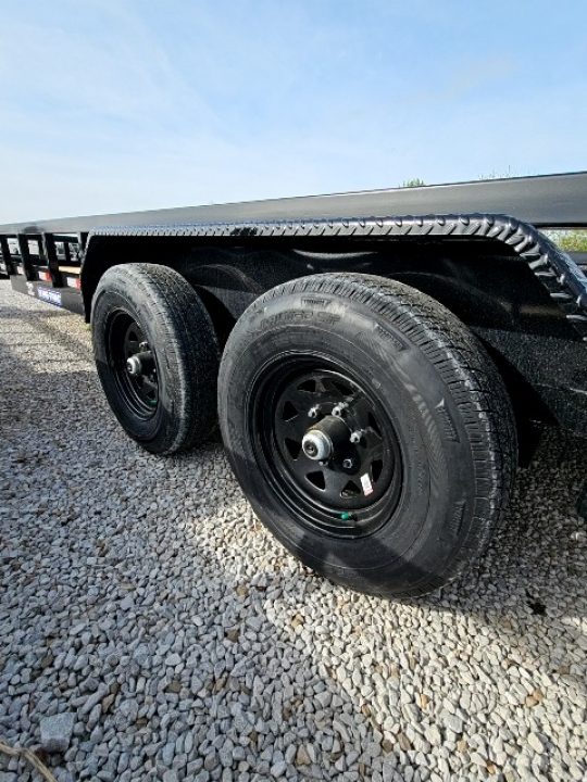 New 2026 Sure-Trac 7 x 24 10K Tube Top Utility Trailer