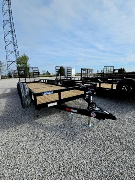 New 2026 Sure-Trac 7 x 24 10K Tube Top Utility Trailer