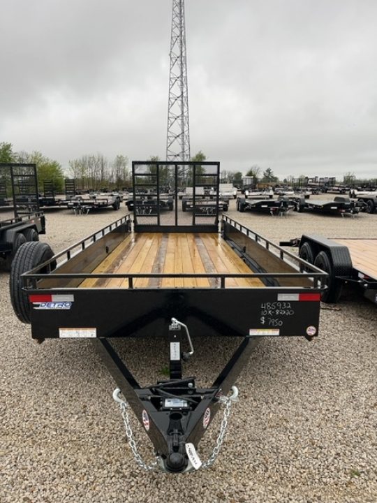 New 2026 Sure-Trac 7x20 10k Steel High Side Utility Trailer