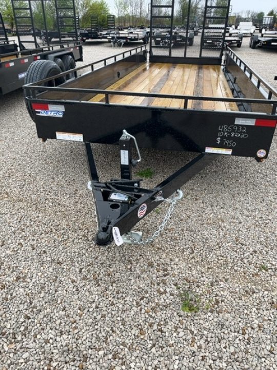 New 2026 Sure-Trac 7x20 10k Steel High Side Utility Trailer