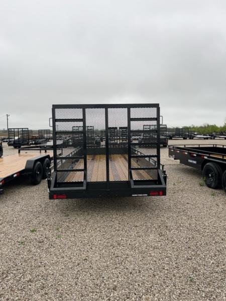 New 2026 Sure-Trac 7x20 10k Steel High Side Utility Trailer