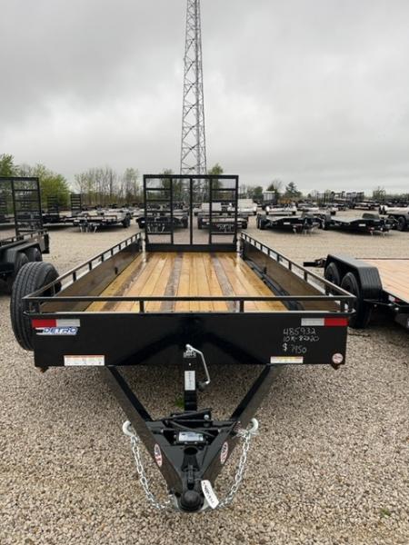 New 2026 Sure-Trac 7x20 10k Steel High Side Utility Trailer