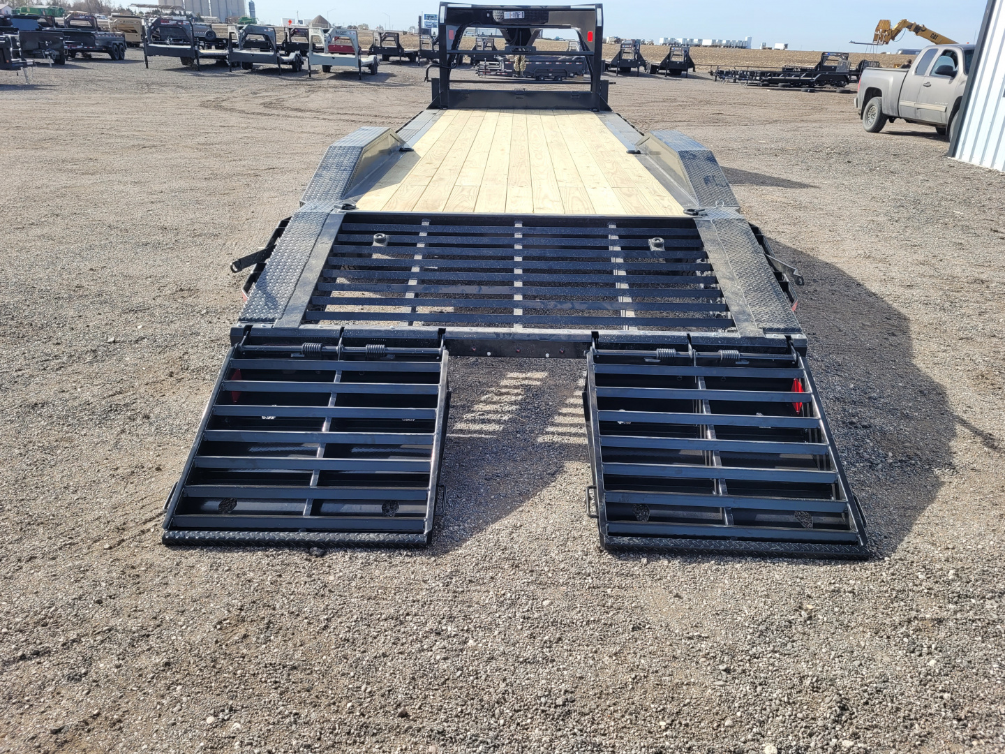 New 2026 Buckshot 102"x26' Gooseneck Equipment/Car Trailer W/8K Axles