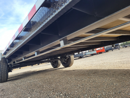 New 2026 Buckshot 102"x26' Gooseneck Equipment/Car Trailer W/8K Axles