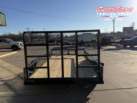 New #260749 2026 TOP HAT LDX 12 X 77 SQUARE TUBE TOP 7K UTILITY W/ RAMP GATE