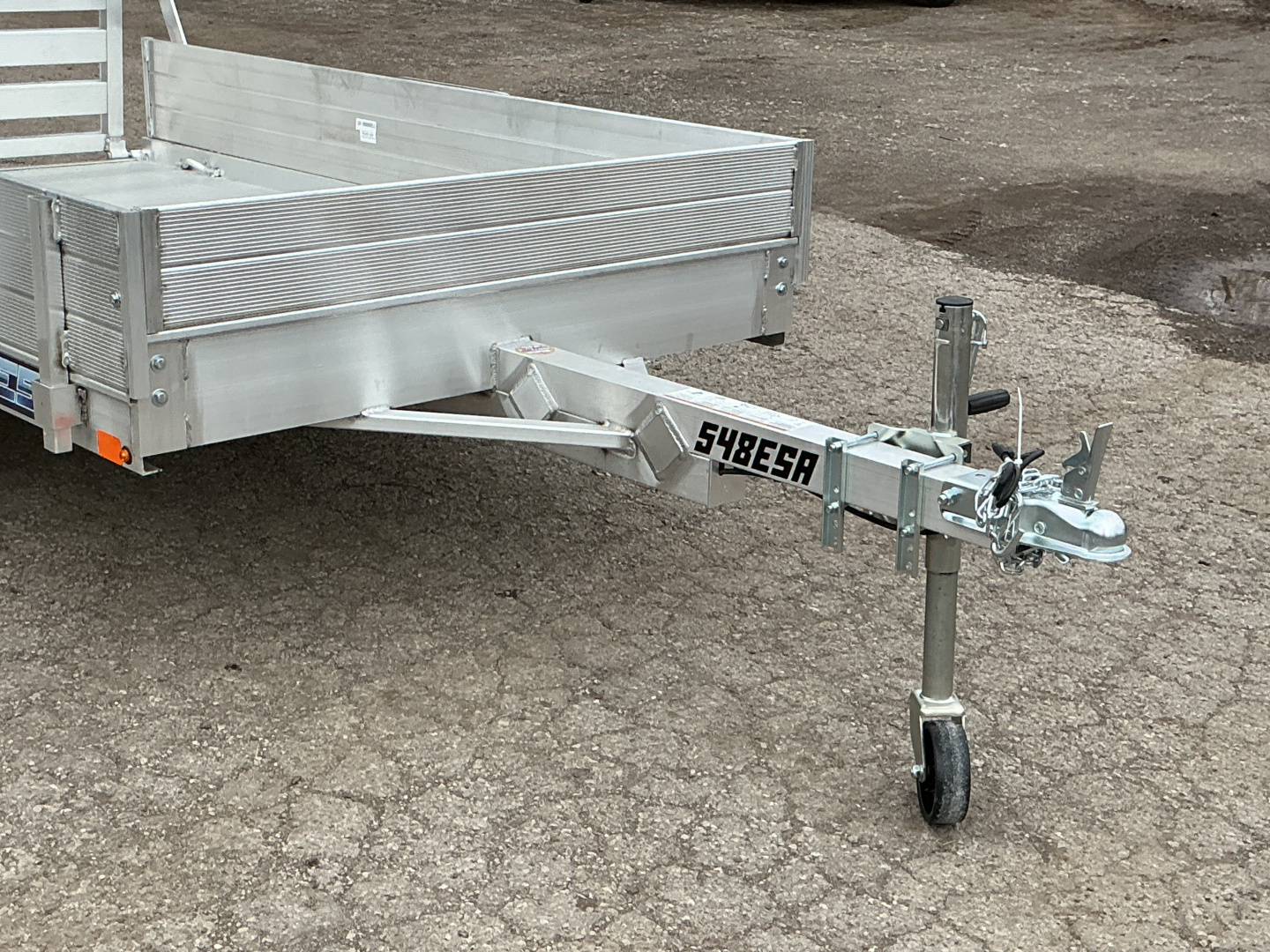 New 2025 ALUMA 548ESA-TG 54" x 8' Aluminum Utility Trailer