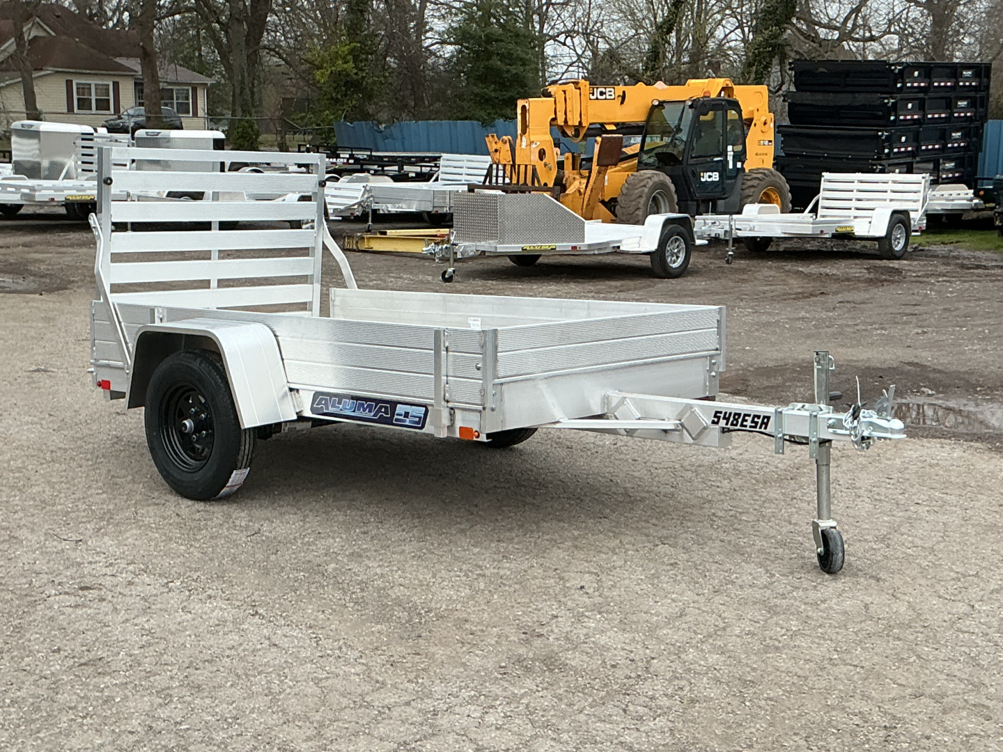 New 2025 ALUMA 548ESA-TG 54" x 8' Aluminum Utility Trailer