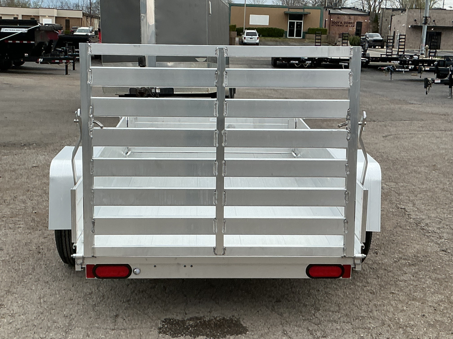 New 2025 ALUMA 548ESA-TG 54" x 8' Aluminum Utility Trailer
