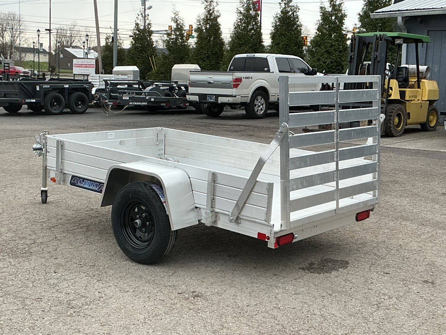 New 2025 ALUMA 548ESA-TG 54" x 8' Aluminum Utility Trailer