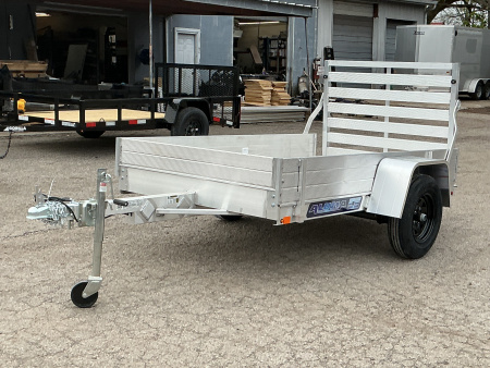 New 2025 ALUMA 548ESA-TG 54" x 8' Aluminum Utility Trailer