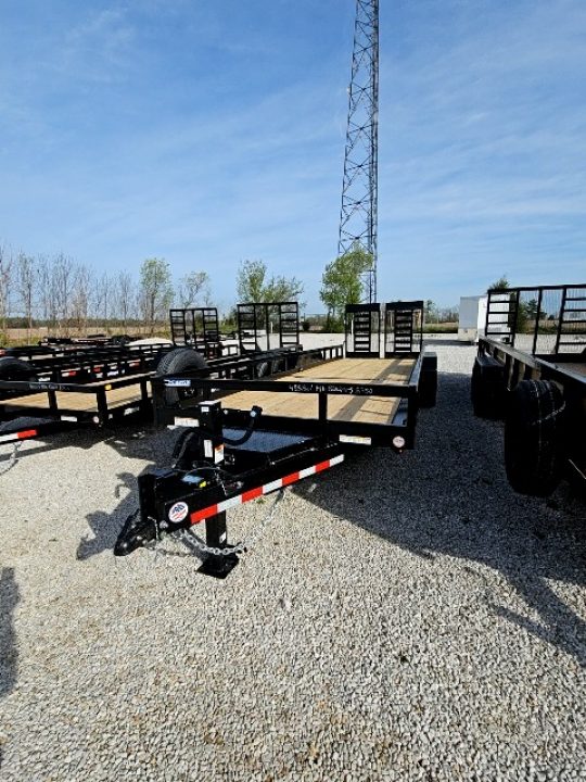 New 2026 Sure-Trac 7 x 24 14K Tube Top Utility Trailer