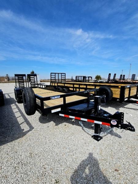 New 2026 Sure-Trac 7 x 24 14K Tube Top Utility Trailer