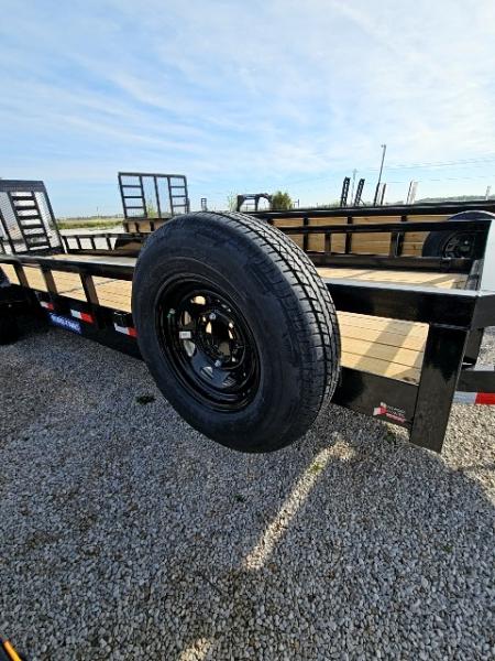 New 2026 Sure-Trac 7 x 24 14K Tube Top Utility Trailer