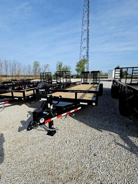 New 2026 Sure-Trac 7 x 24 14K Tube Top Utility Trailer