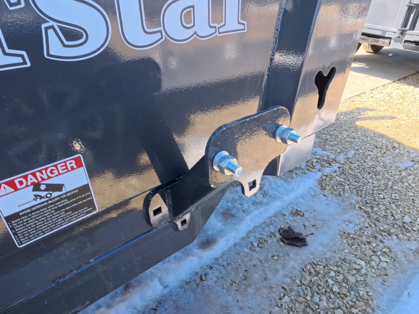 New 2026 Norstar 60 x 10 DCB Gray Dump Trailer with 7K GVWR, Power Up/Down Cylinder Only, 8 Ply ST205/75 R15 LRD Tires