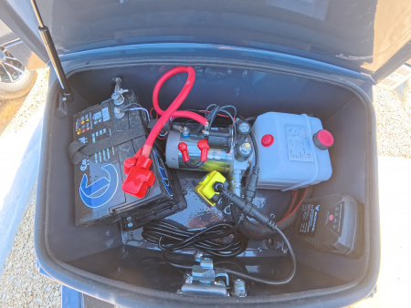 New 2026 Norstar 60 x 10 DCB Gray Dump Trailer with 7K GVWR, Power Up/Down Cylinder Only, 8 Ply ST205/75 R15 LRD Tires