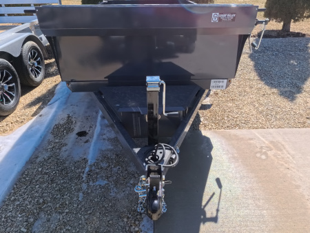 New 2026 Norstar 60 x 10 DCB Gray Dump Trailer with 7K GVWR, Power Up/Down Cylinder Only, 8 Ply ST205/75 R15 LRD Tires