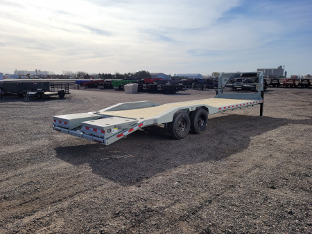 New 2026 Buckshot 102"x28' Gooseneck Equipment/Car Trailer W/8K Axles