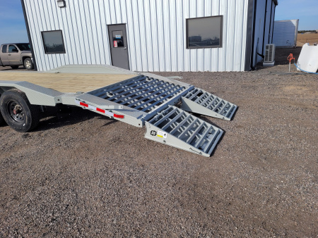 New 2026 Buckshot 102"x28' Gooseneck Equipment/Car Trailer W/8K Axles